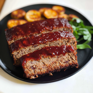 Pastel de carne vegano sin soya