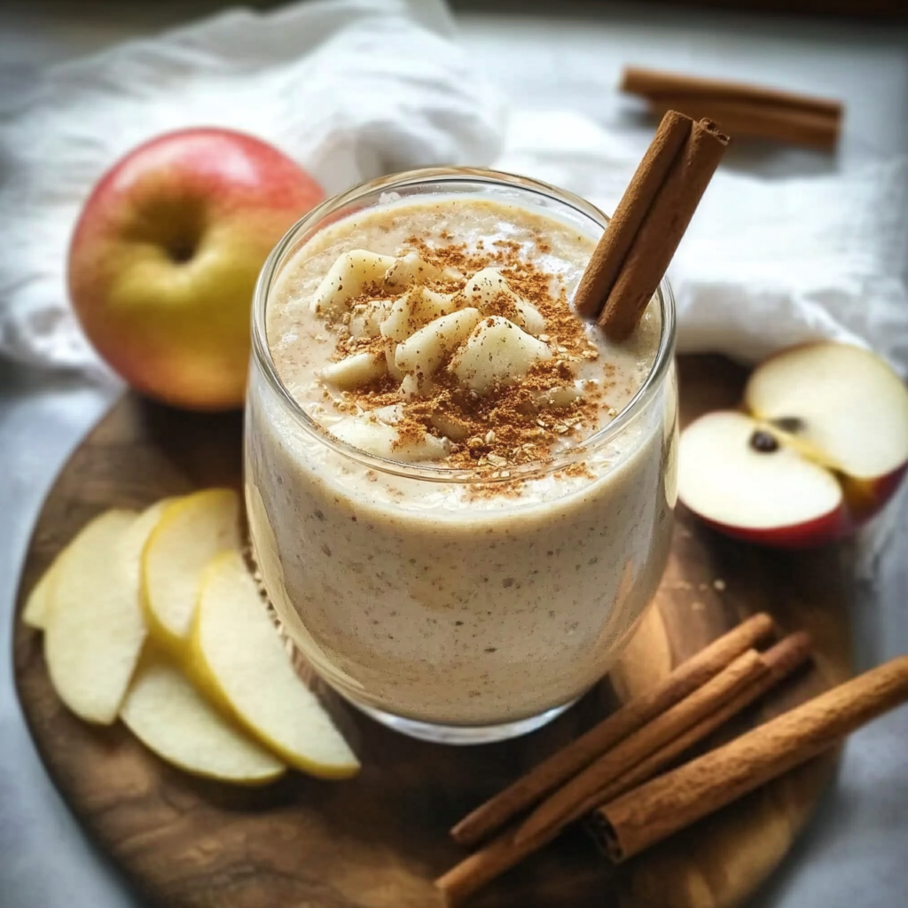 Licuado de Manzana, Canela y Avena