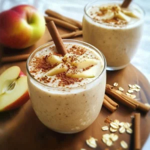 Licuado de Manzana, Canela y Avena