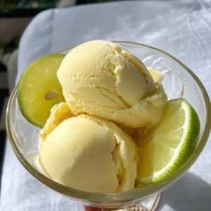 Helado de limón casero en 30 minutos