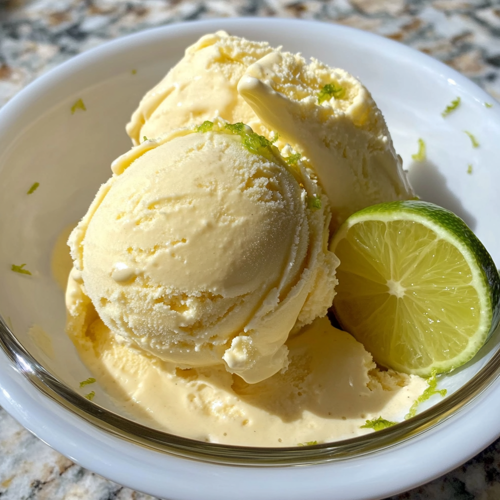 Helado de limón casero en 30 minutos