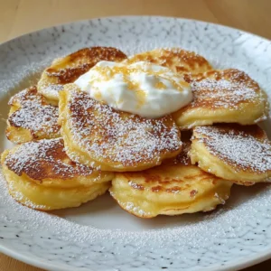  Tortitas de Manzana y Yogur