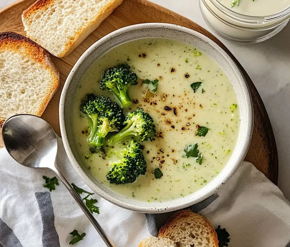 Sopa Cremosa de Brócoli