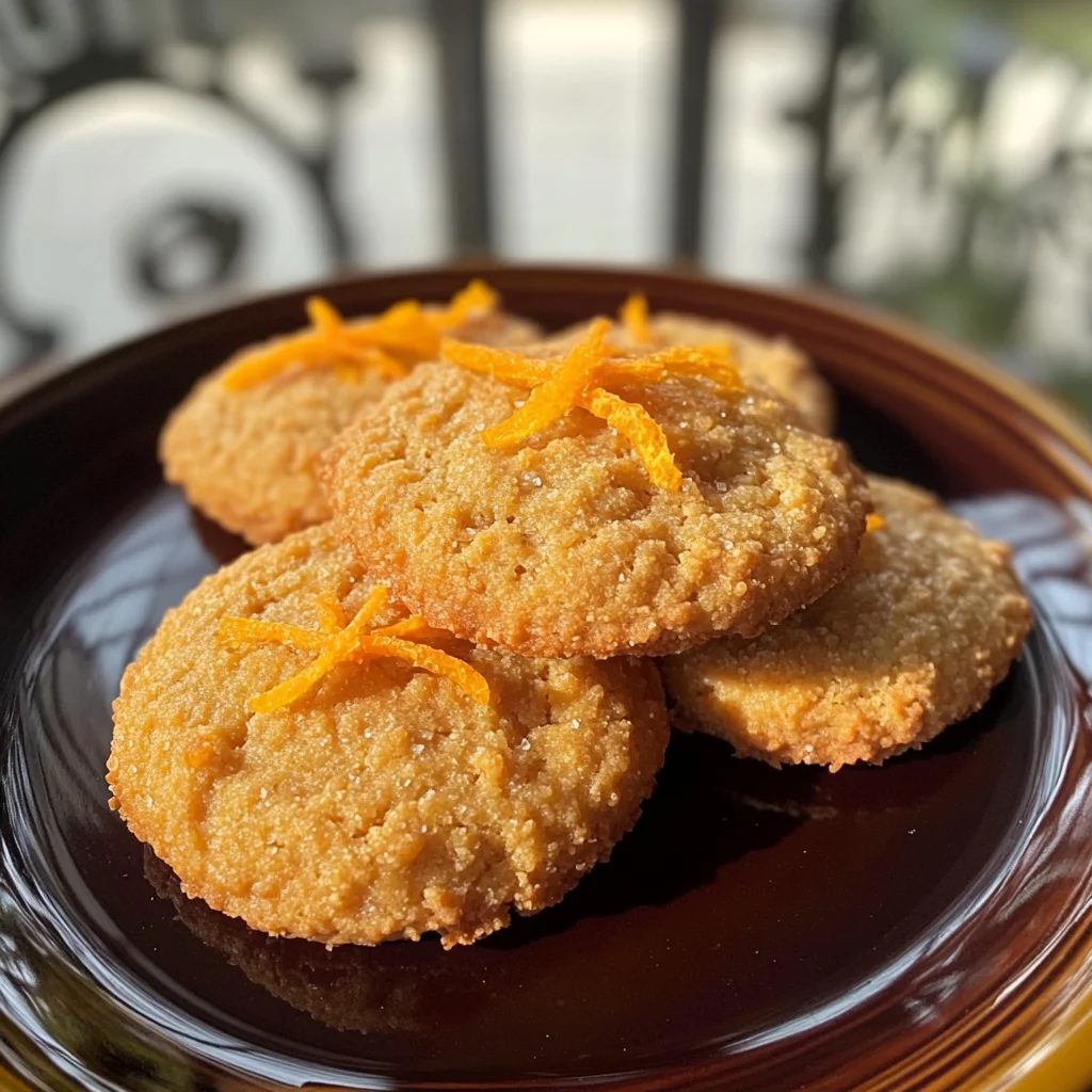 Galletas de Naranja sin Harina y sin Azúcar