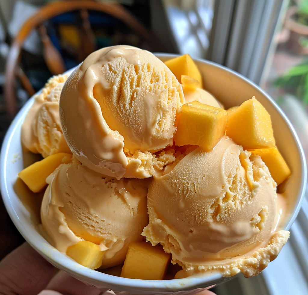 Helado de Mango y Yoghurt