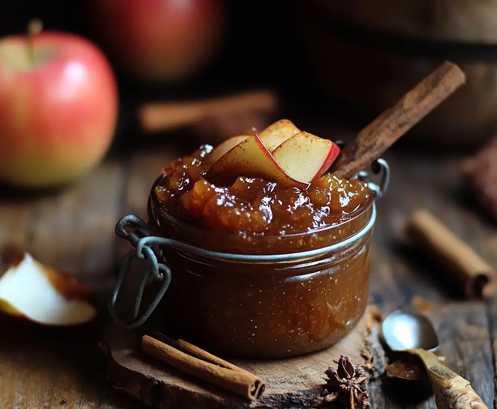 Mermelada de Manzana y Canela Sin Azúcar