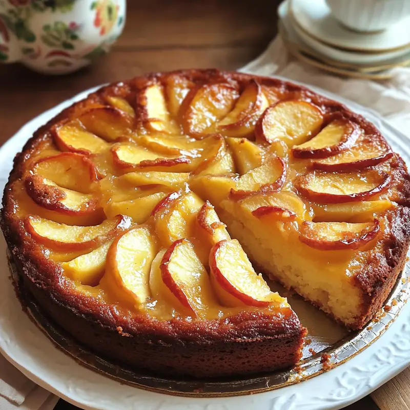 Tarta de Manzana Árabe Casera