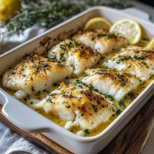 Bacalao al Horno con Limón