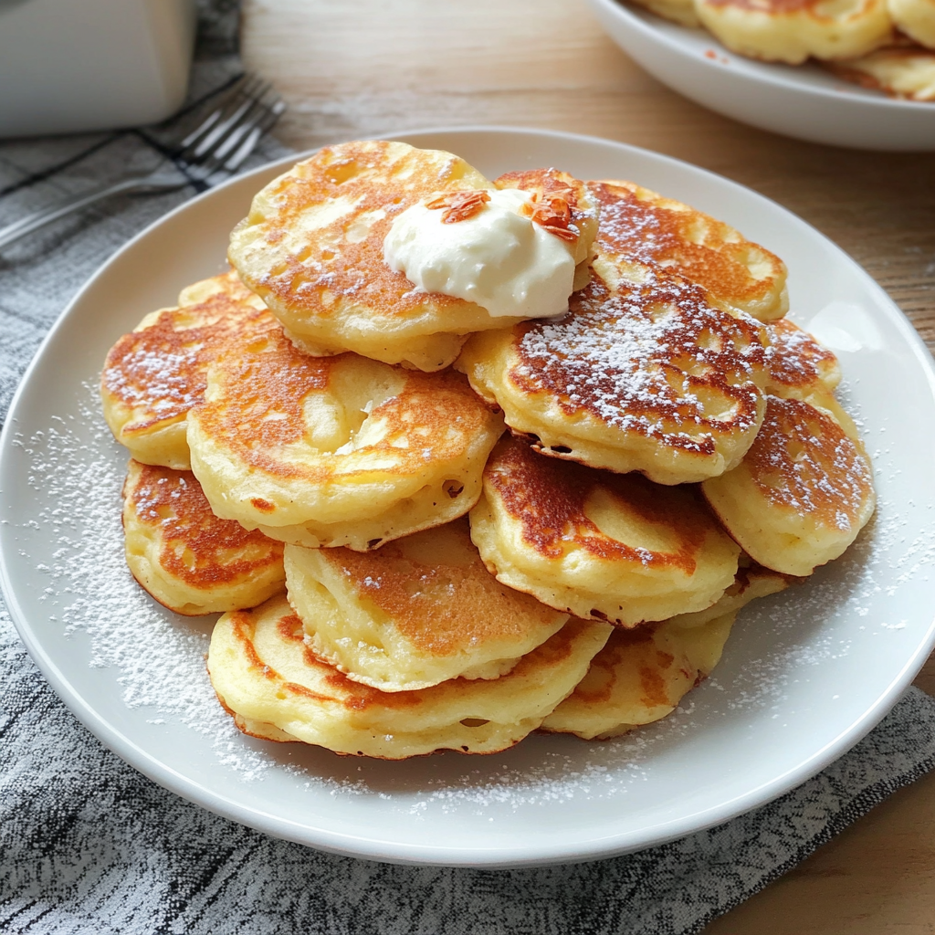 Tortitas de Manzana y Yogur