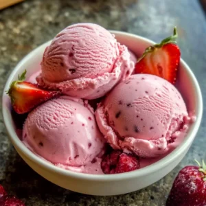 Helado de Sensación de Fresa