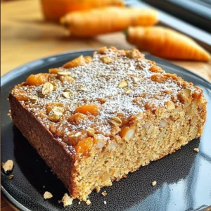 Torta de Avena y Zanahoria Sin Azúcar