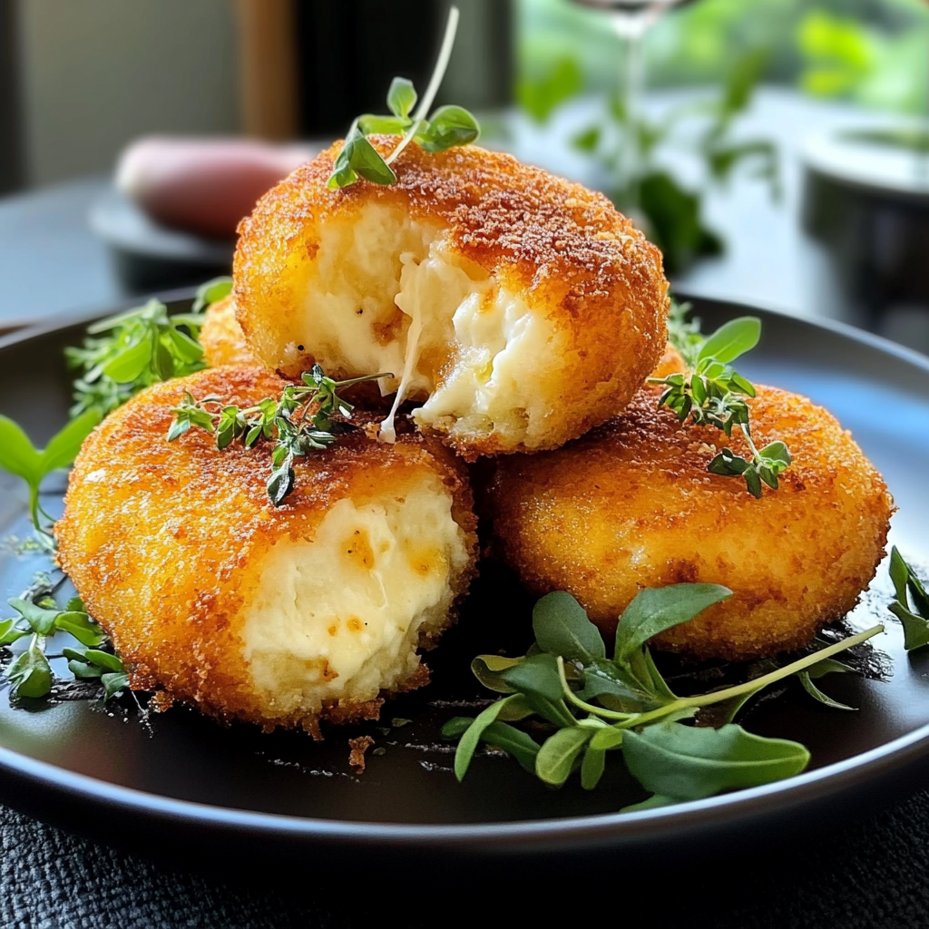 Croquetas de Queso de Cabra con Cebolla