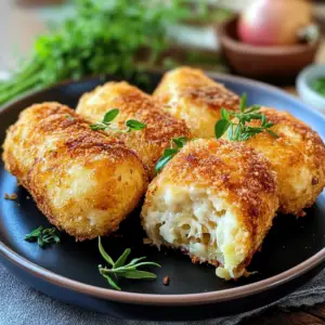 Croquetas de Queso de Cabra con Cebolla