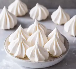 El merengue francés es una de las preparaciones más versátiles y deliciosas de la repostería. Reconocido por su simplicidad y textura ligera, este tipo de merengue es ideal tanto para principiantes como para expertos que buscan un acompañante perfecto para postres como la Pavlova o los macarons. En esta guía, exploraremos cómo prepararlo, consejos clave para un resultado perfecto y cómo aprovecharlo en tus creaciones culinarias.

Ingredientes Esenciales para el Merengue Francés
Para preparar un merengue francés, necesitas pocos ingredientes, pero la calidad es clave:

Claras de huevo frescas: La base principal del merengue.
Azúcar granulada o glas: Ayuda a crear la estructura del merengue.
Opcionales:
Una pizca de sal para estabilizar.
Gotas de zumo de limón o vinagre.
Cremor tártaro para mayor firmeza.
El uso de claras frescas a temperatura ambiente facilita que el merengue alcance su consistencia ideal. Aprende más sobre cómo el cremor tártaro puede mejorar tus preparaciones en esta guía detallada.

Equipamiento Necesario
Para un merengue impecable, necesitarás:

Un bol grande (preferentemente de vidrio o metal).
Batidora eléctrica o manual (aunque esta última requiere más tiempo).
Espátula para manipular la mezcla con cuidado.
Consejo clave: Asegúrate de que el bol y las herramientas estén perfectamente limpios y secos. Cualquier traza de grasa puede arruinar el batido.

Receta Paso a Paso para Hacer Merengue Francés
Sigue estos pasos para un merengue francés perfecto:

Separación de claras y yemas:

Utiliza huevos frescos y realiza este proceso con cuidado para evitar que restos de yema contaminen las claras.
Montado inicial:

Coloca las claras en un bol limpio con una pizca de sal.
Bate a velocidad media hasta que la mezcla comience a espumar.
Incorporación del azúcar:

Agrega el azúcar poco a poco, sin dejar de batir.
Continúa batiendo hasta que los granos de azúcar se disuelvan y el merengue forme picos firmes.
Prueba del volteo:

El merengue está listo si puedes voltear el bol sin que la mezcla se deslice.
Consejos y Trucos para un Merengue Perfecto
Textura ideal: Agregar unas gotas de limón ayuda a estabilizar el merengue.
Temperatura adecuada: Las claras a temperatura ambiente se montan mejor.
Solución de problemas:
Si el merengue no monta, asegúrate de que las claras no estén contaminadas con yema.
Si la textura es granulada, podría ser debido a un batido insuficiente.
Para obtener un merengue aún más estable, consulta esta guía completa sobre Thermomix, ideal si tienes este electrodoméstico en casa.

Usos Populares del Merengue Francés
El merengue francés es muy versátil. Aquí tienes algunas de sus aplicaciones más comunes:

Decoración: Ideal para tartas y pasteles.
Postres clásicos: Se usa en recetas como Pavlova y macarons. Para perfeccionar tus macarons, revisa esta guía especializada.
Merenguitos horneados: Perfectos como bocadillos ligeros y crujientes.
Limitaciones y Precauciones
Aunque es sencillo de preparar, el merengue francés tiene algunas limitaciones:

Pérdida de volumen: Este merengue es más delicado y puede perder forma con el tiempo.
Riesgo de salmonella: Si no se cocina, es importante usar claras pasteurizadas.
Preguntas Frecuentes (FAQs)
¿Cómo evitar que el merengue pierda forma?

Asegúrate de batir hasta picos firmes y mantener el merengue refrigerado si no lo utilizas de inmediato.
¿Puedo usar claras pasteurizadas?

Sí, aunque tardan más en montar, son una opción segura para evitar riesgos sanitarios.
¿Cómo almacenar el merengue francés?

Guárdalo en un recipiente hermético en el refrigerador hasta por 24 horas.
Conclusión
El merengue francés es una técnica esencial en la repostería, y con esta guía puedes dominarlo fácilmente. Desde la preparación básica hasta sus múltiples aplicaciones, esta receta es un imprescindible para tus creaciones culinarias. Ahora, con un bol y una batidora en mano, ¡es tu turno de llevar este clásico a tu cocina!