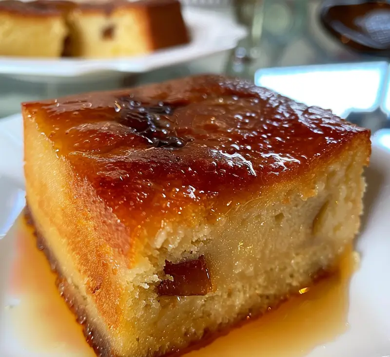 Budín de Pan al Estilo Puertorriqueño