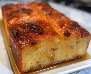 Budín de Pan al Estilo Puertorriqueño