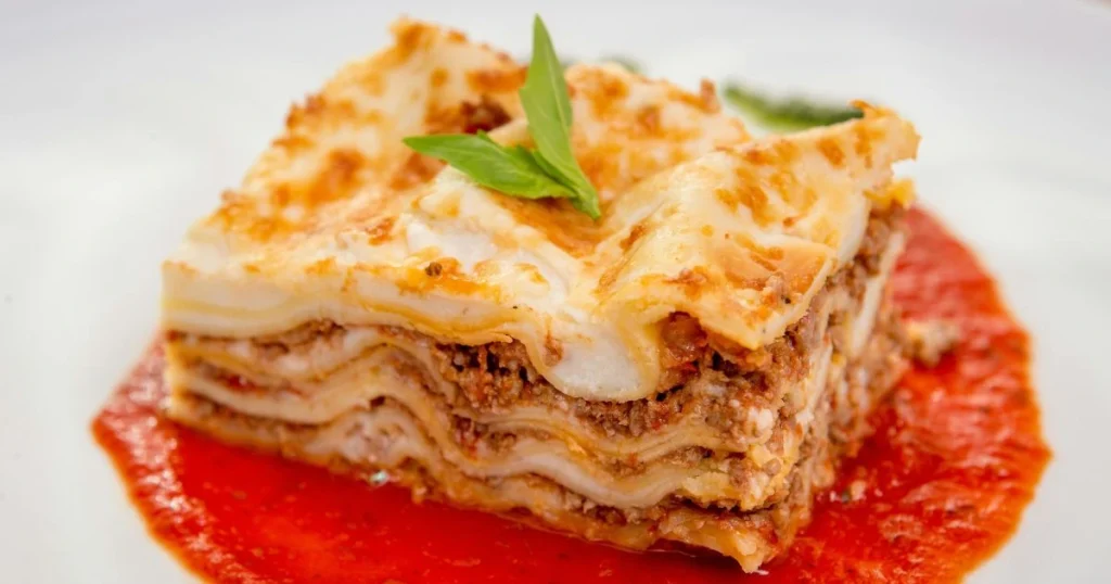 Lasaña de Carne y Queso