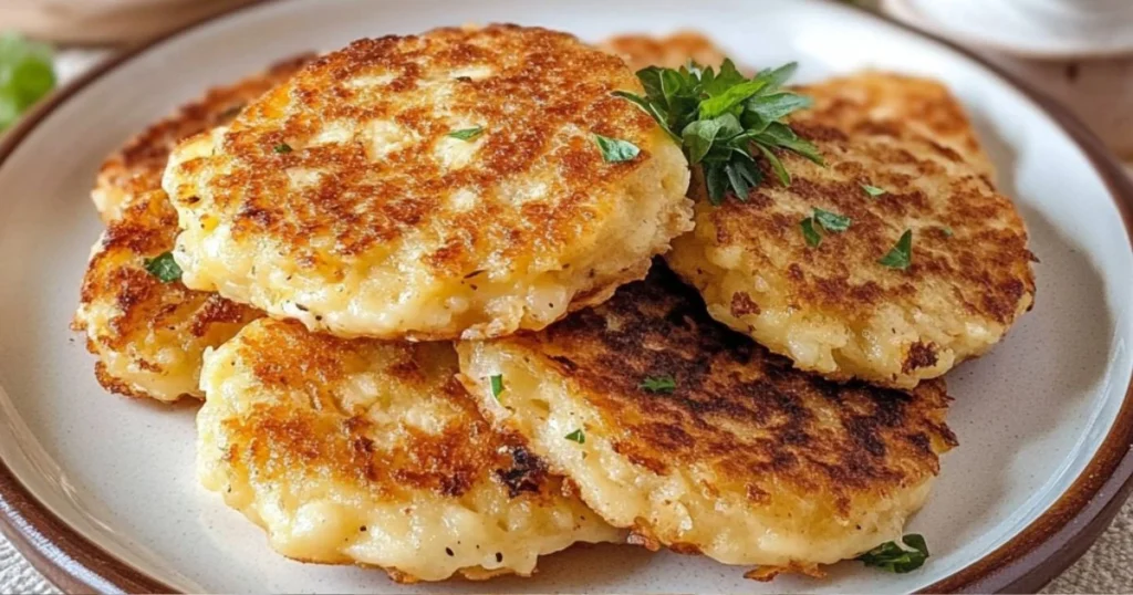 Tortitas de Coliflor y Queso