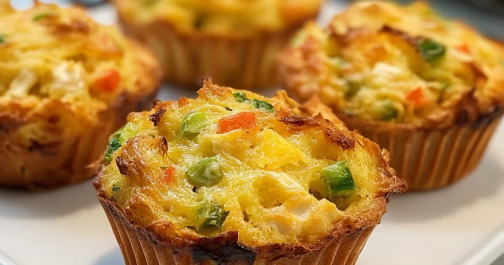 Muffins de Pollo y Verduras