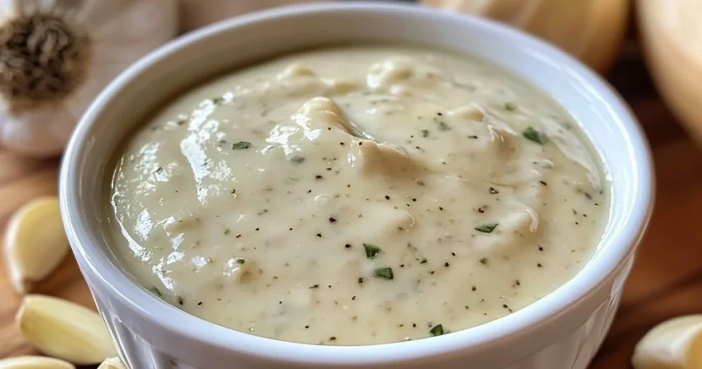 Salsa de Ajo casera