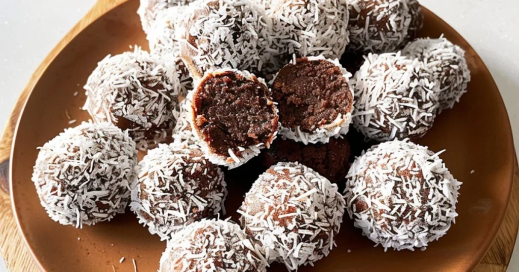 Trufas de Coco, Banana y Cacao