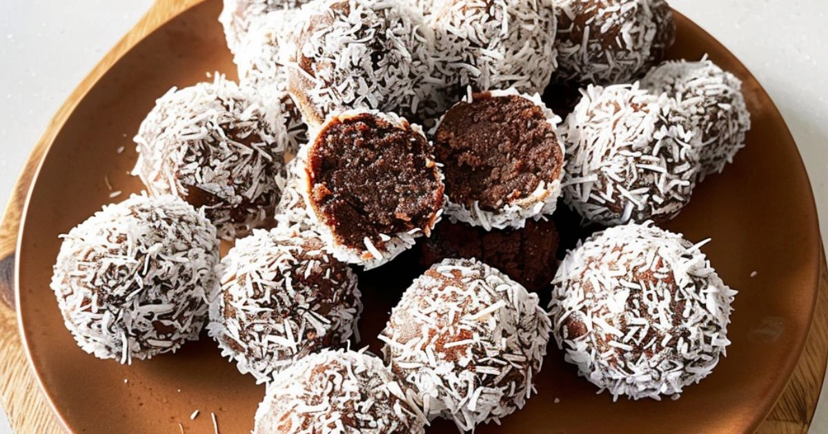 Trufas de Coco, Banana y Cacao