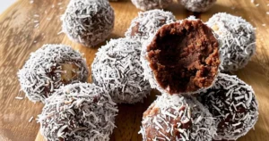 Trufas de Coco, Banana y Cacao