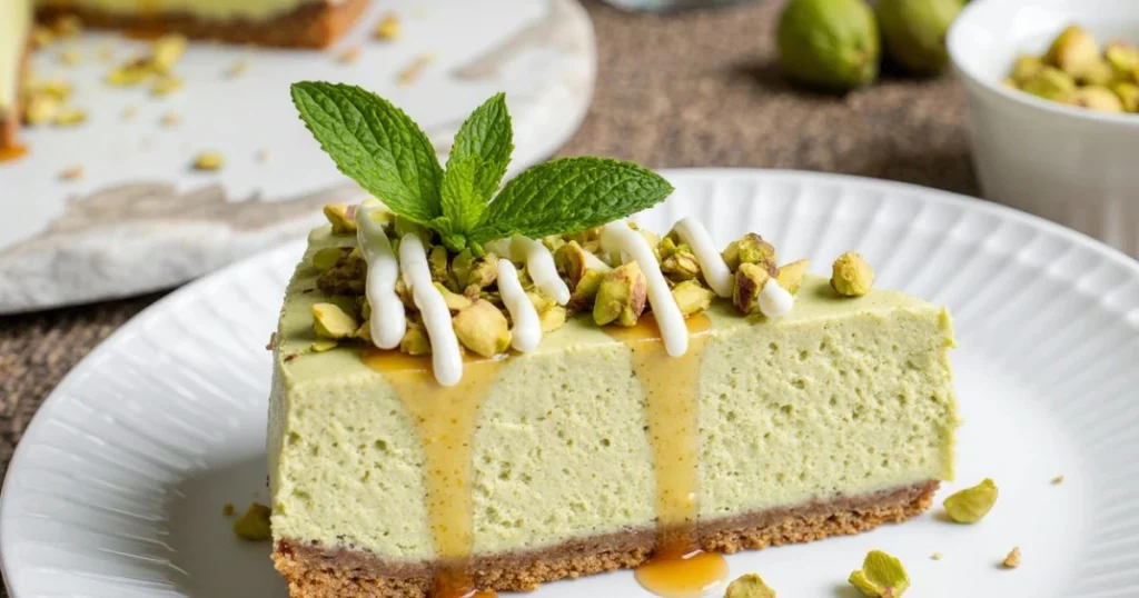 Cheesecake de Pistacho