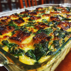 Budín de Espinaca al Horno
