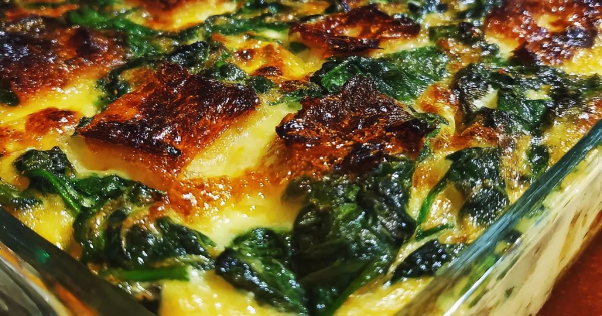Budín de Espinaca al Horno