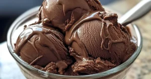helado de chocolate