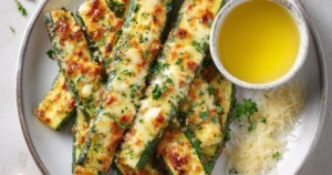 Filetes de Calabacín con Ajo y Queso