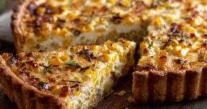 Tarta de Choclo Cebolla y Queso