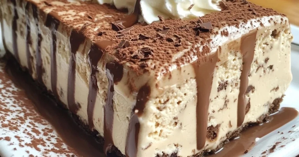 Tarta Helada de Café y Chocolate