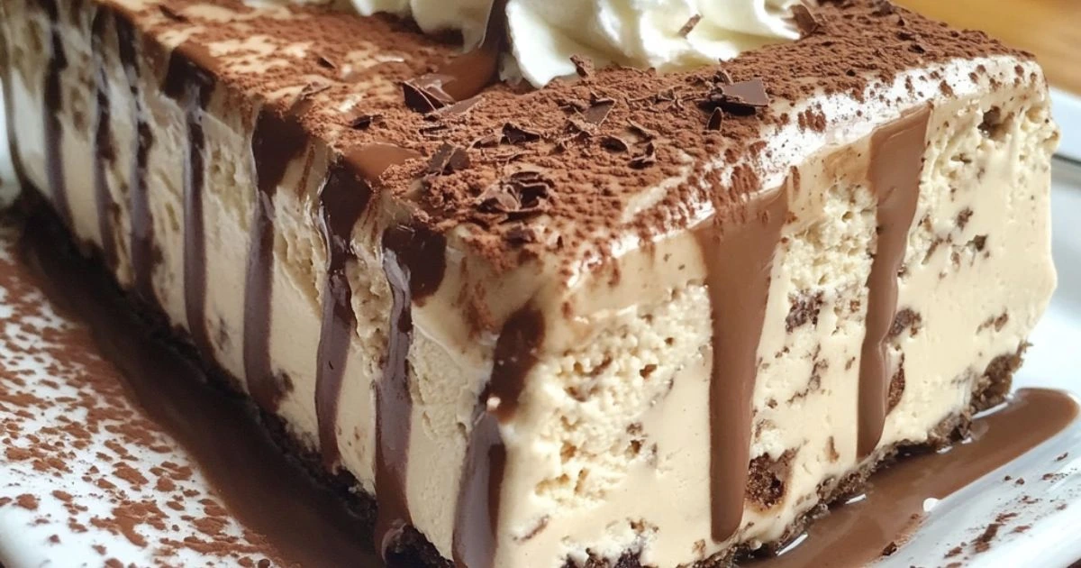 Tarta Helada de Café y Chocolate