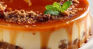 Flan de Galletas María Sin Horno