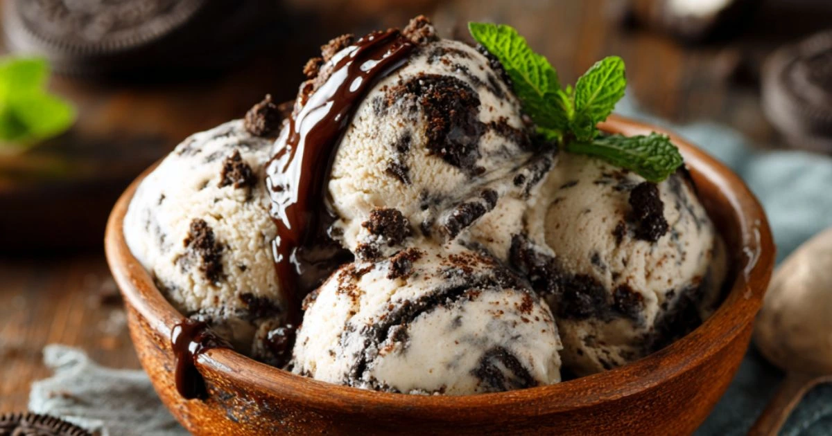 Helado de Oreo Casero